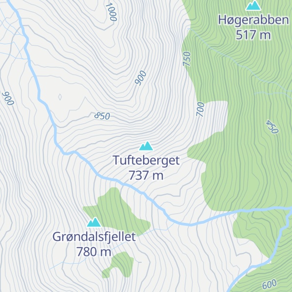 Map of Tufteberget