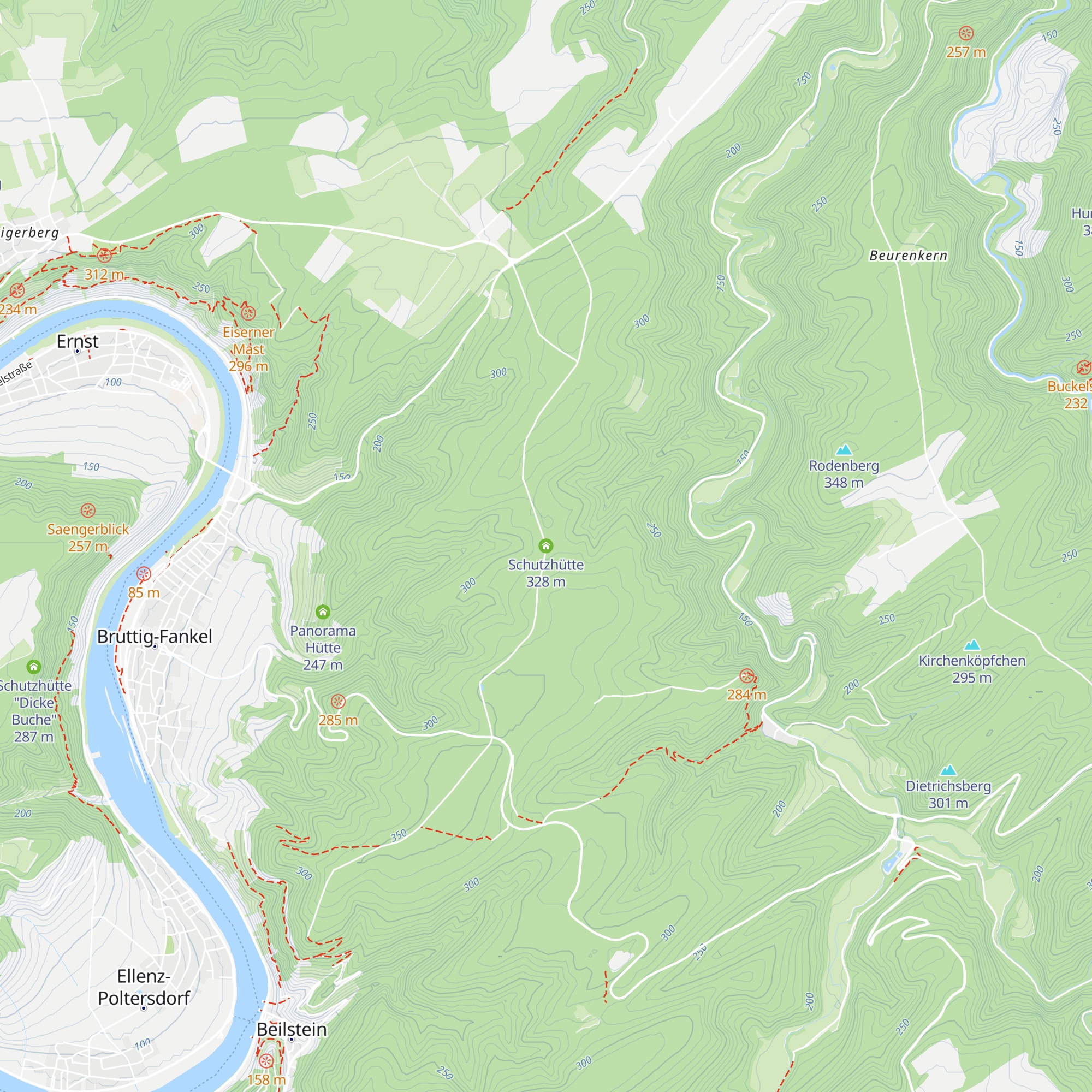 Schutzhütte map