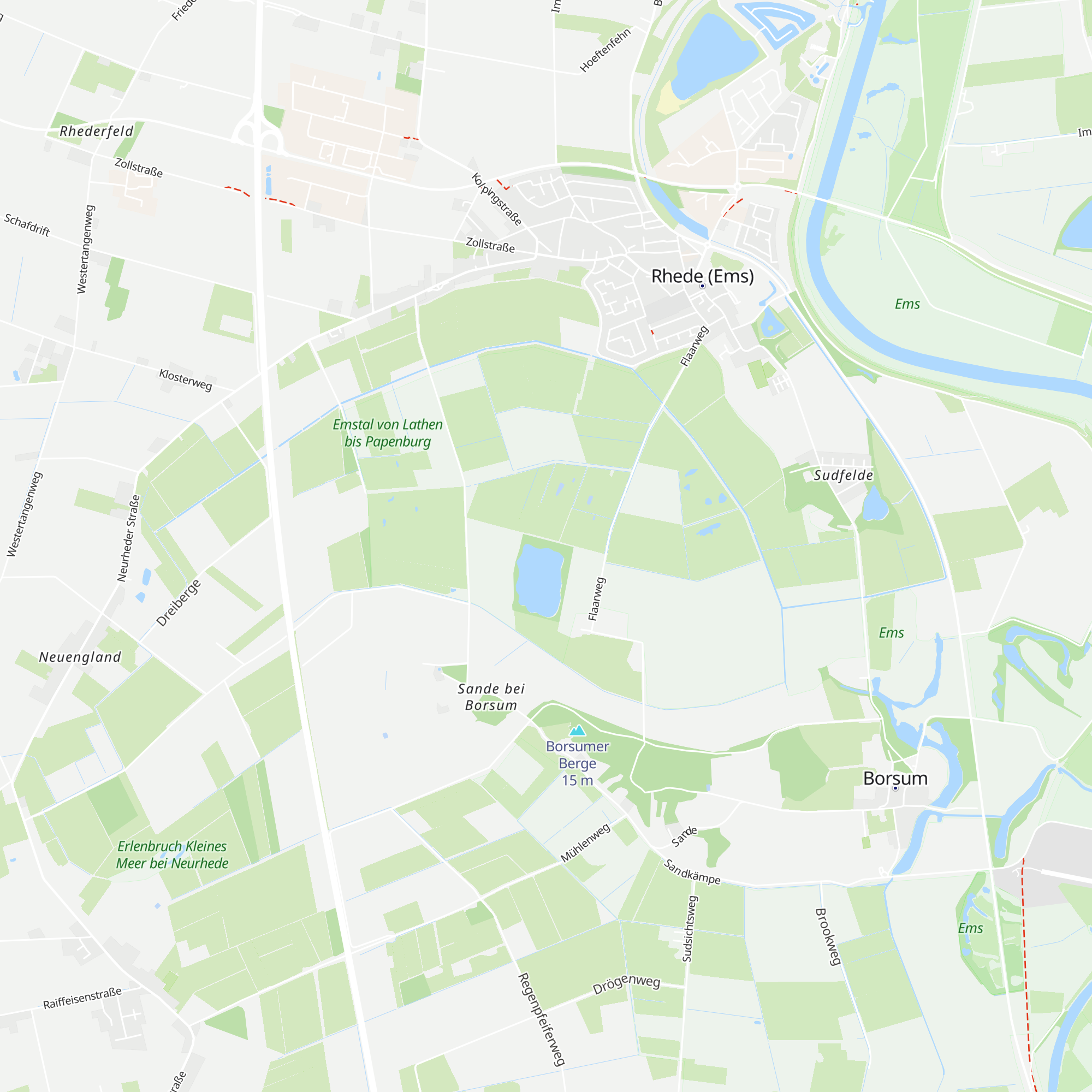 Aussichtshütte am Flaarsee map