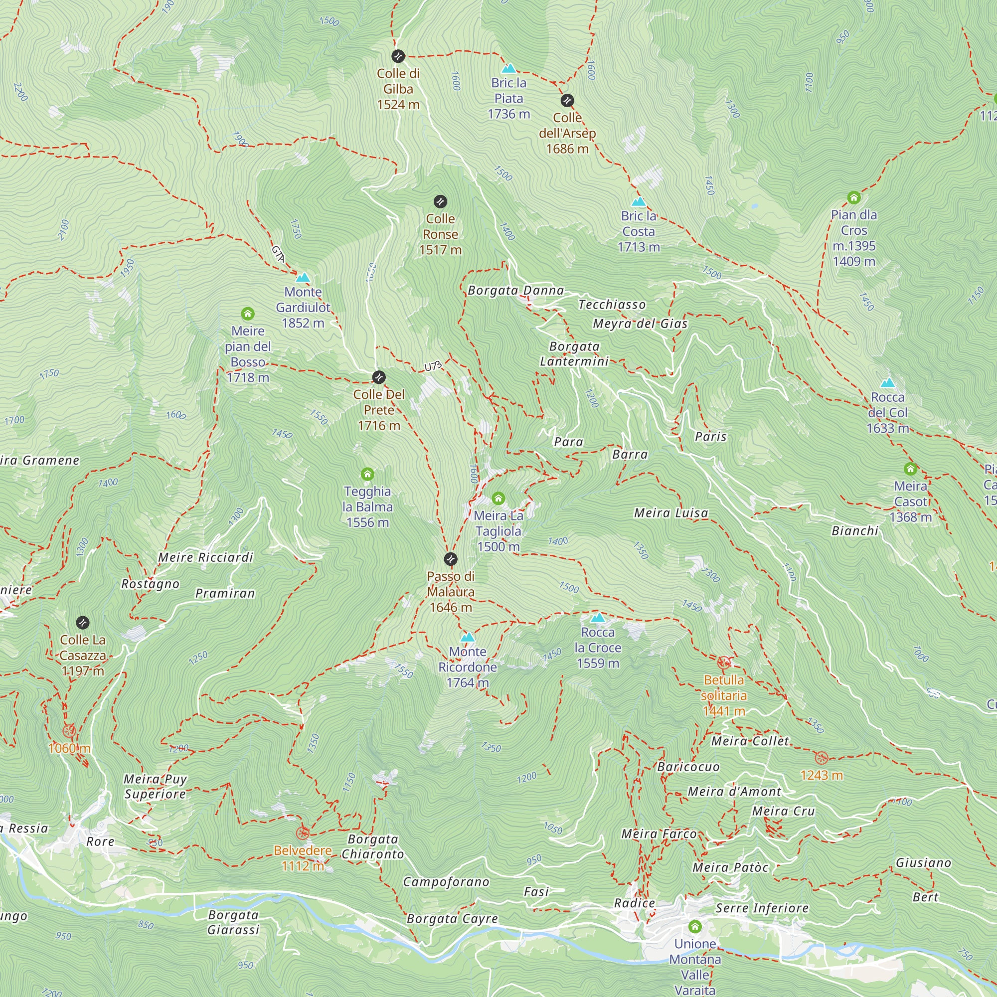 Meira La Tagliola map