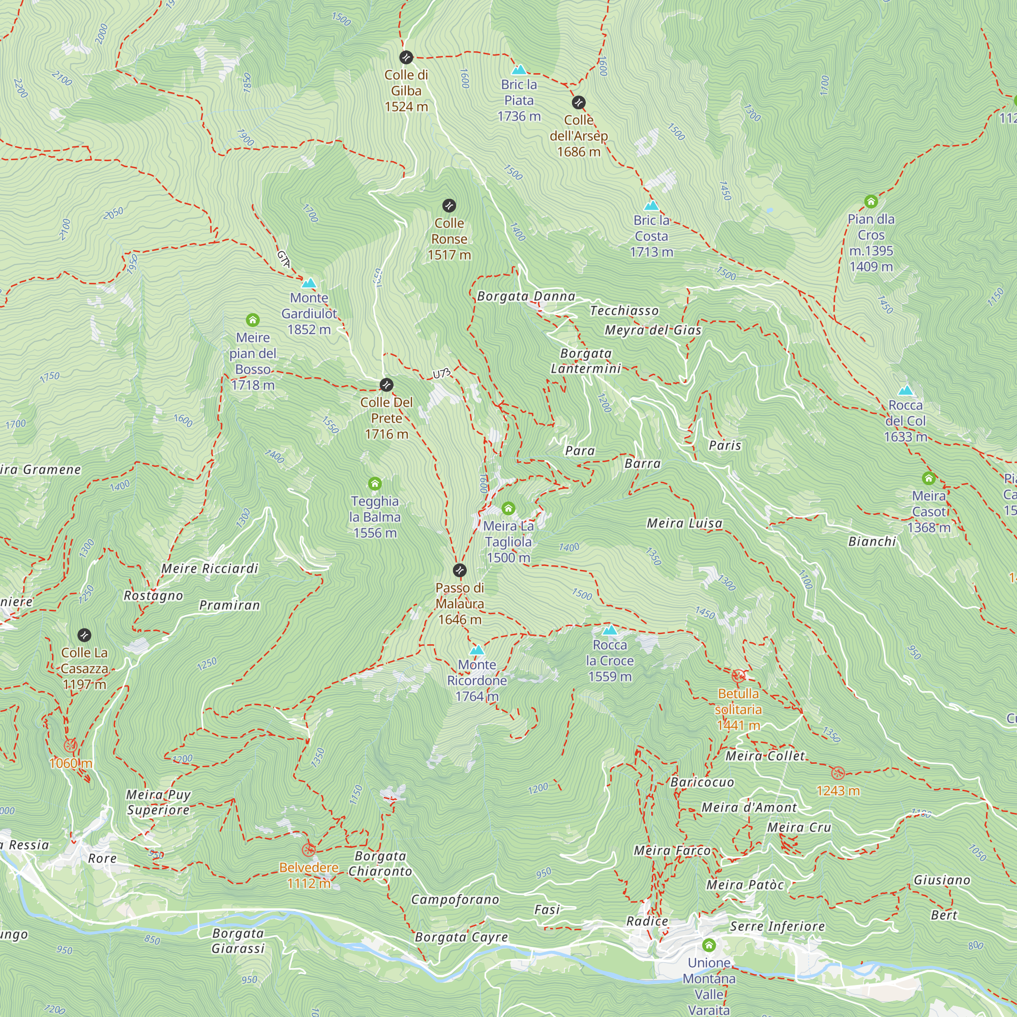 Meira La Tagliola map