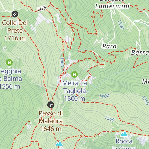 Map of Meira La Tagliola