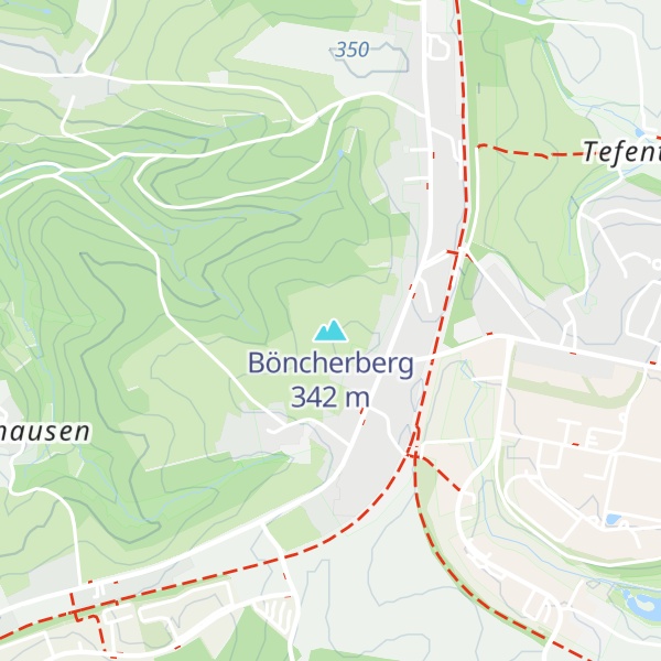 Map of Böncherberg
