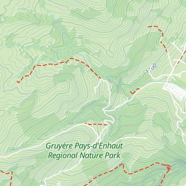 Map of Mittler Thossis Rain
