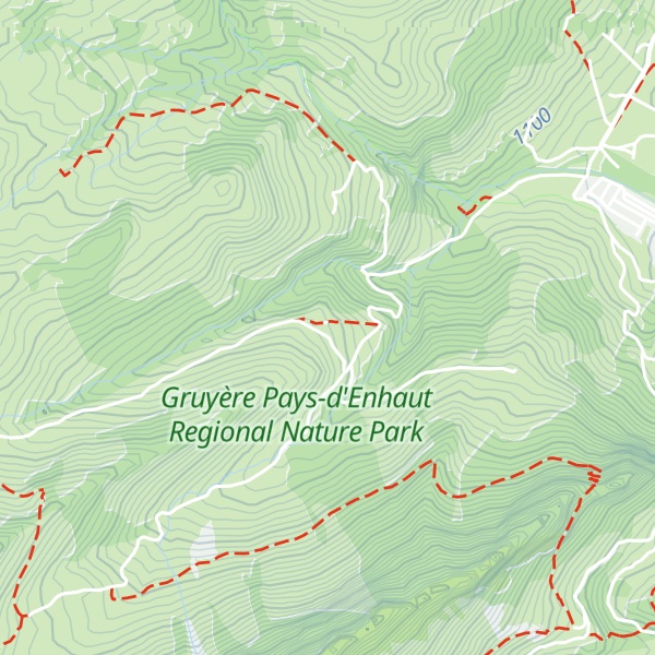 Map of Alphütte Unter Recardets