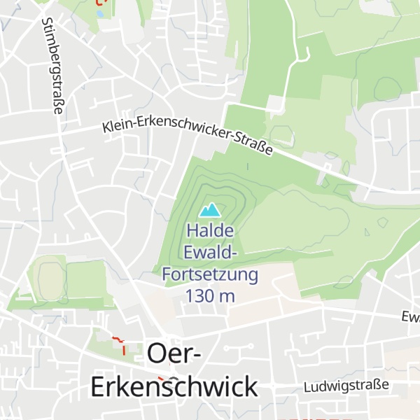 Map of Halde Ewald-Fortsetzung