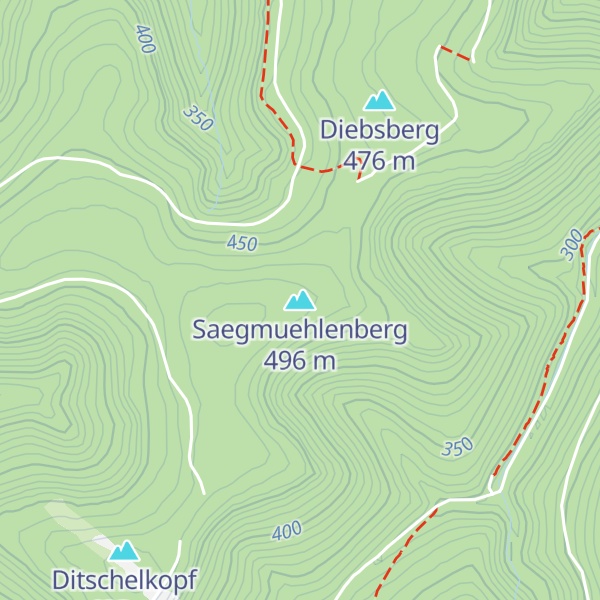 Map of Saegmuehlenberg