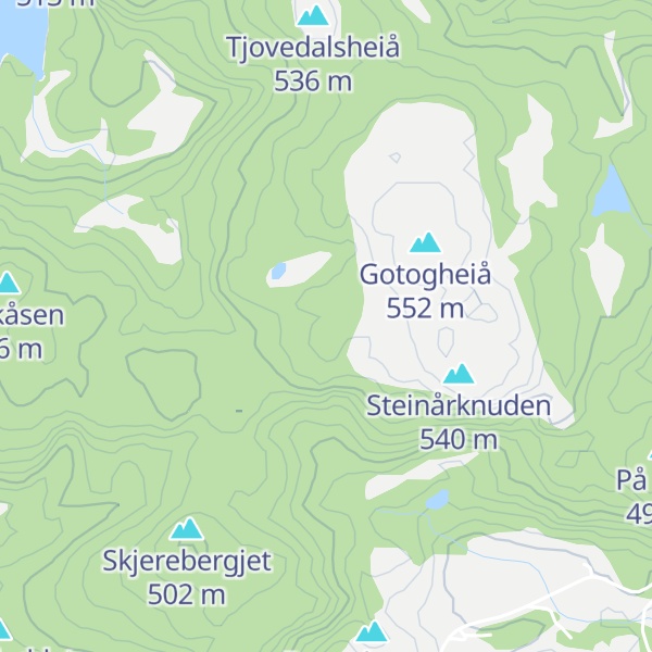 Map of Legefjeddet