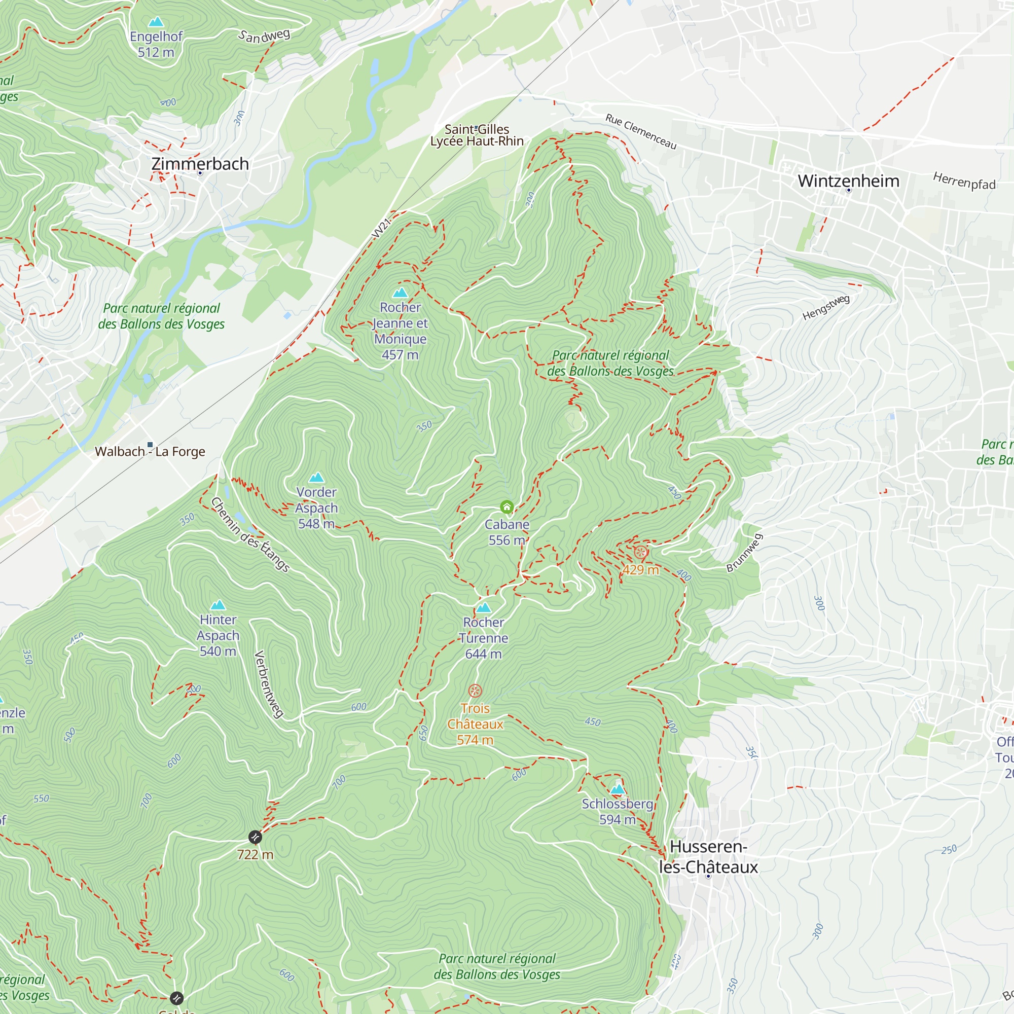 Cabane map