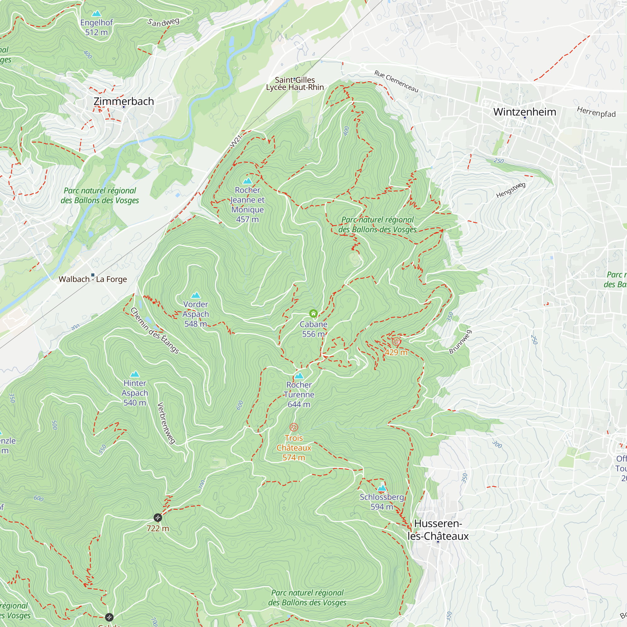 Cabane map