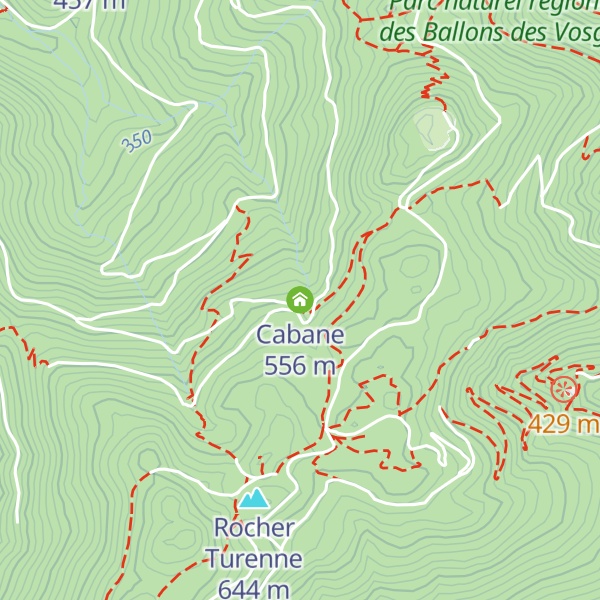 Map of Cabane