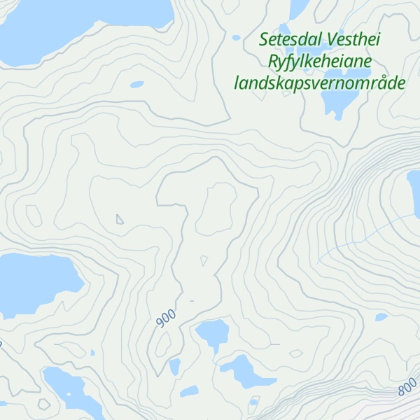Map of Tindefjellet