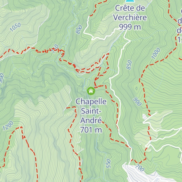 Map of Chapelle Saint-André