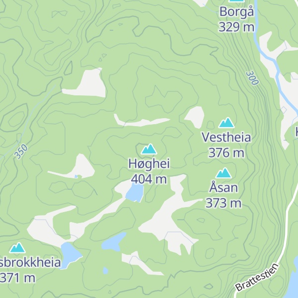 Map of Høghei