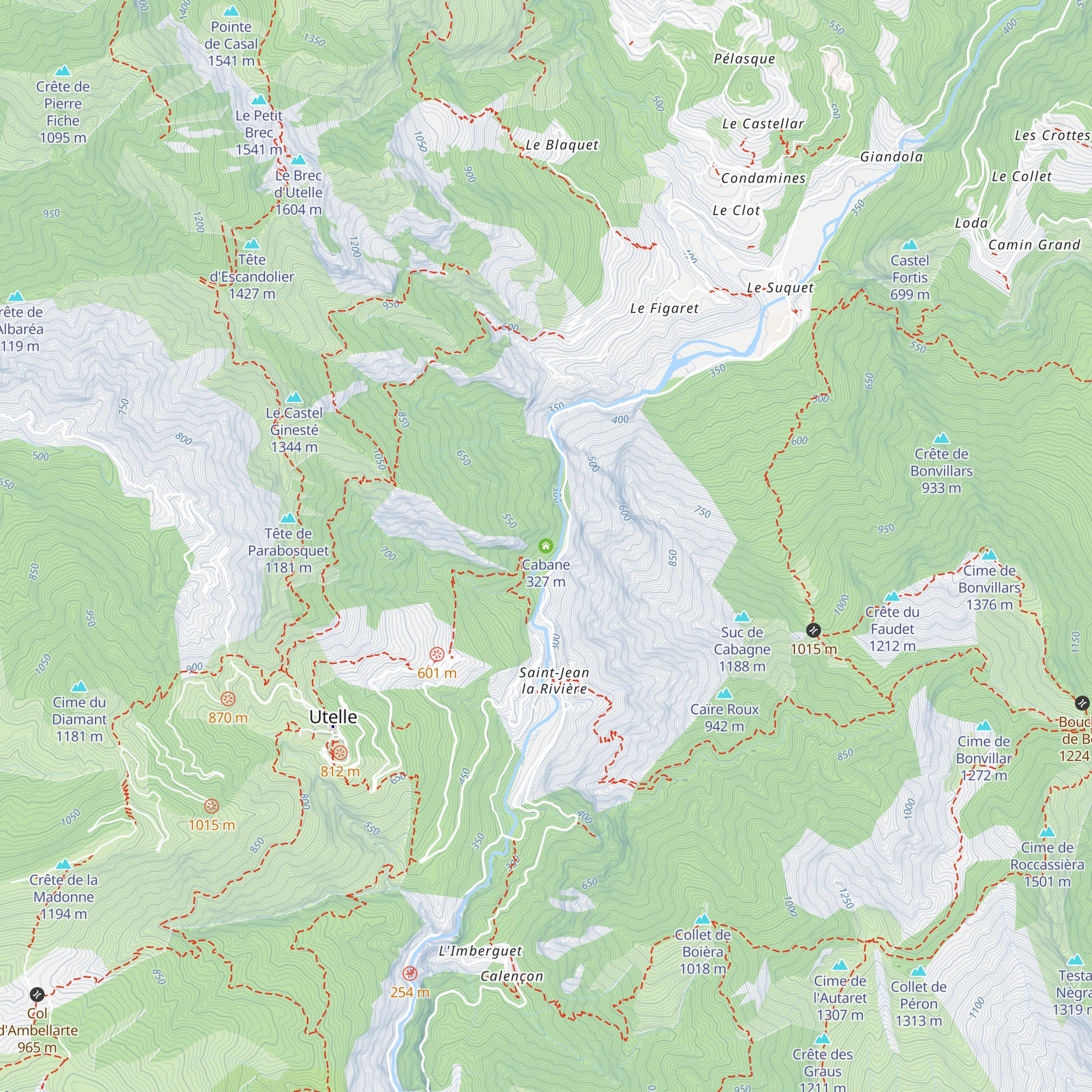 Cabane map
