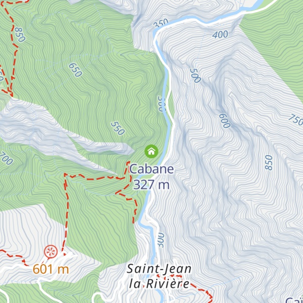 Map of Cabane