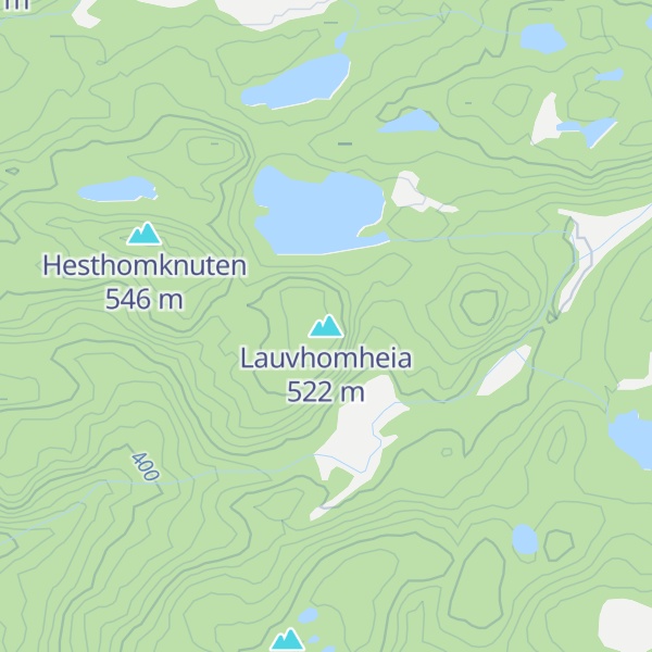 Map of Lauvhomheia