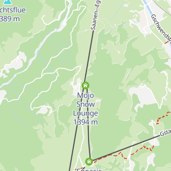 Map of Mojo Snow Lounge
