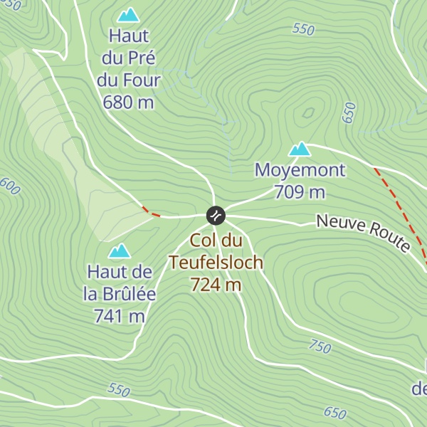 Map of Abri du Teufelsloch