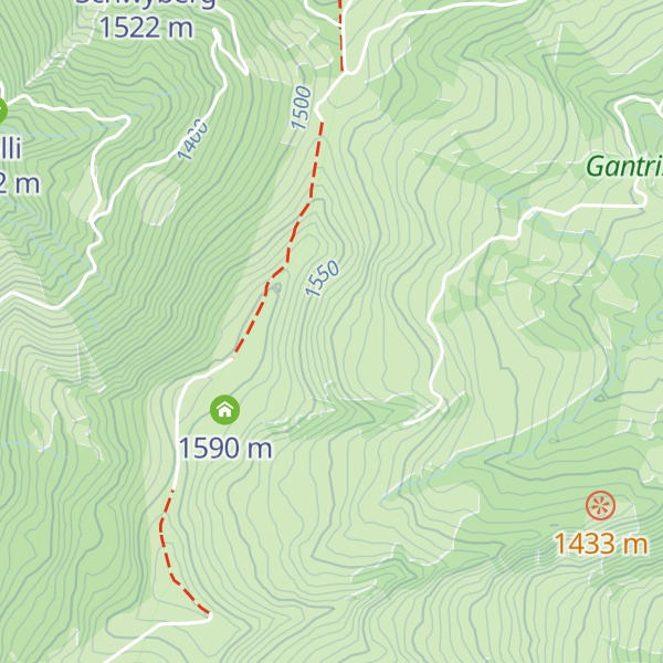 Map of Bäriswyls Schwand