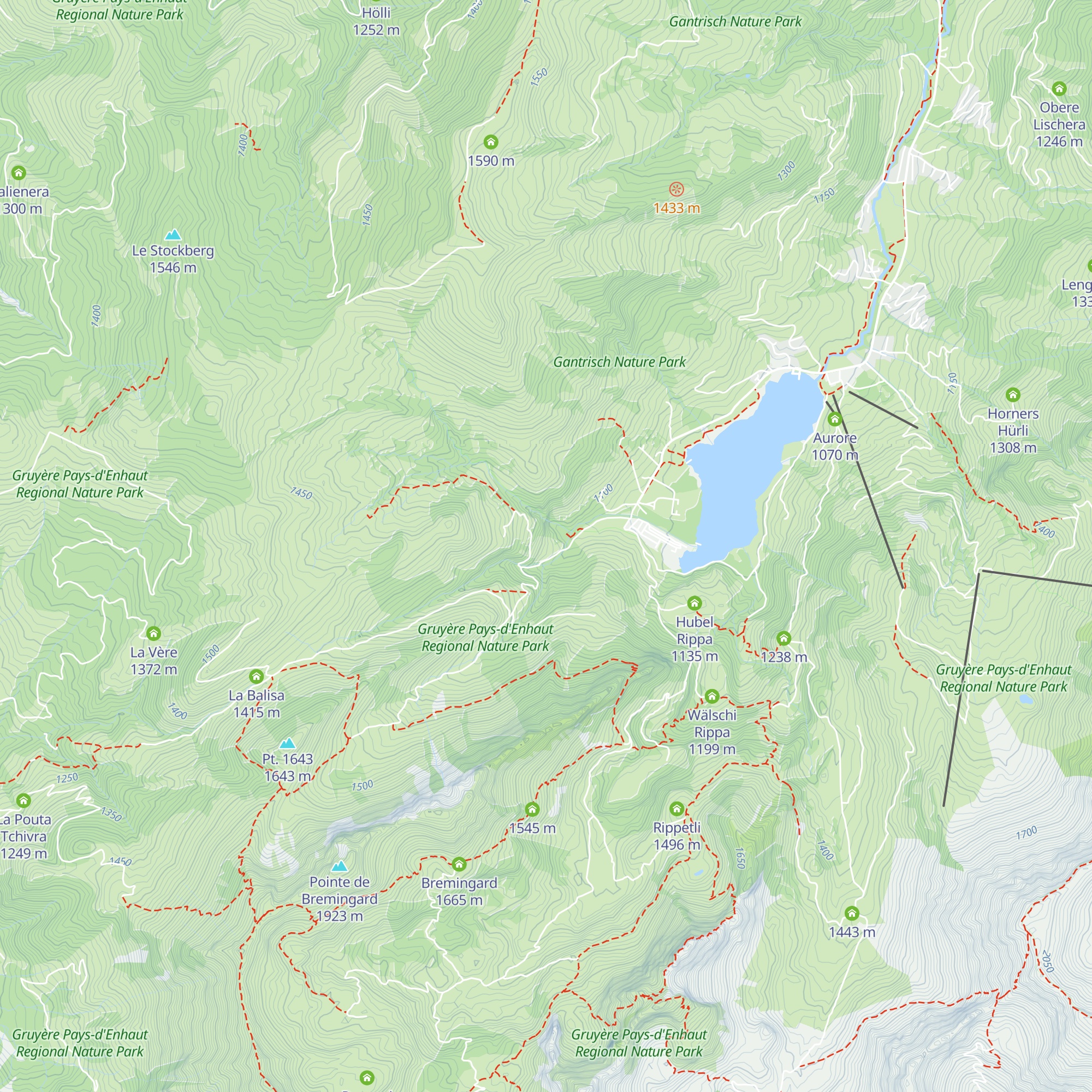 Unter Thossis Rain map