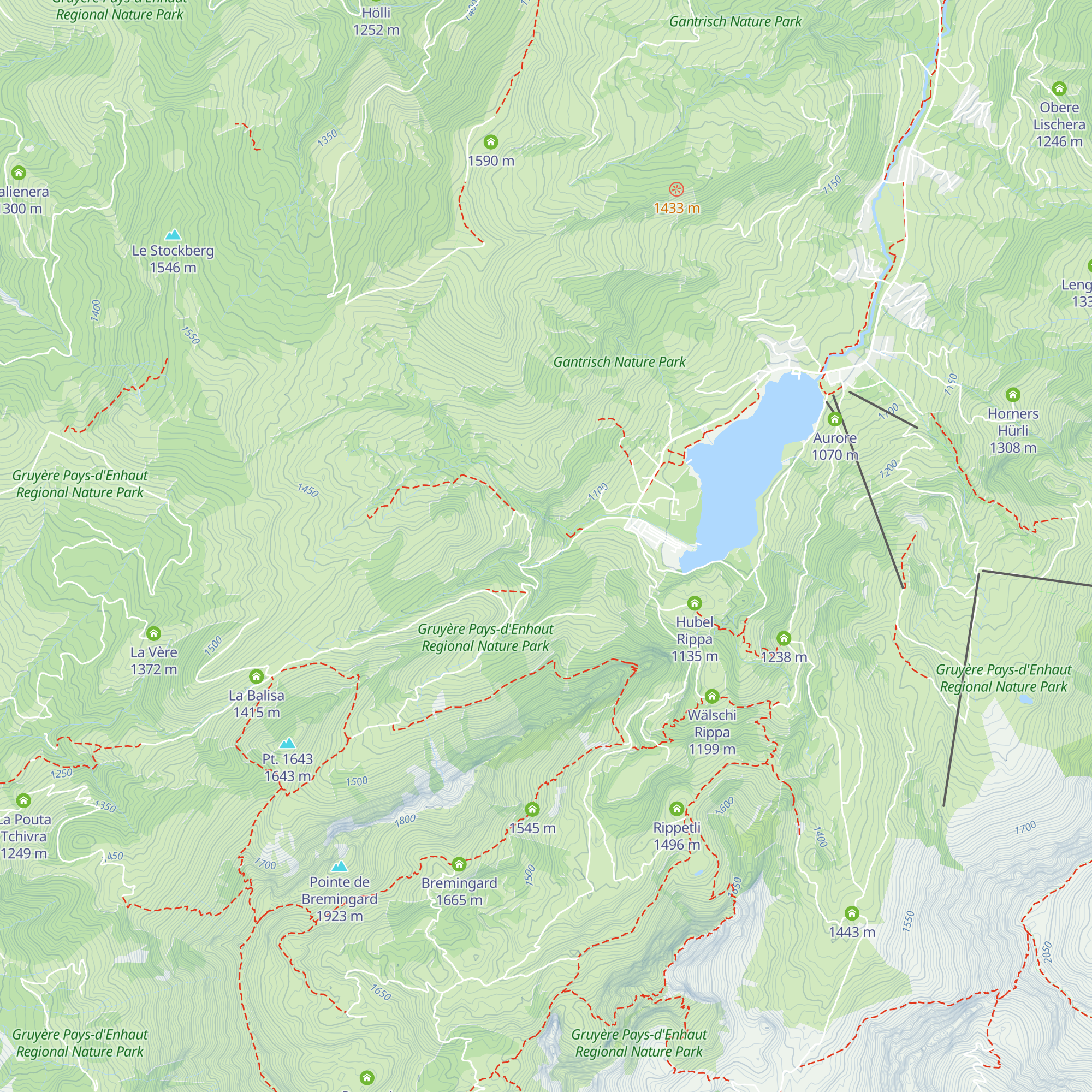 Unter Thossis Rain map