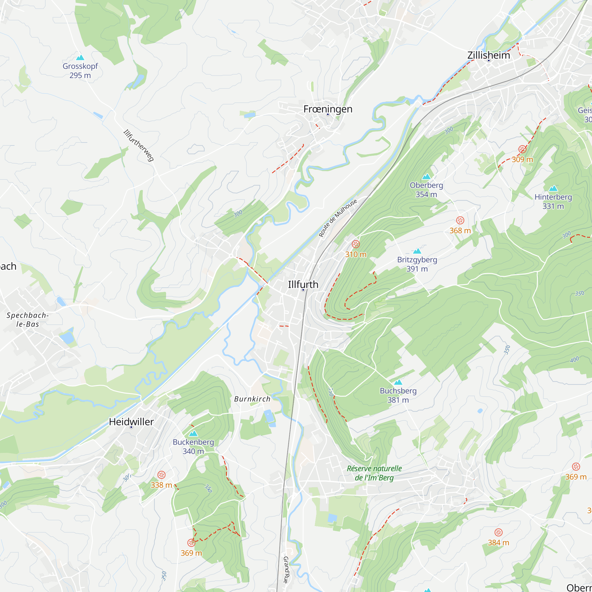 Gîte de l'ill map