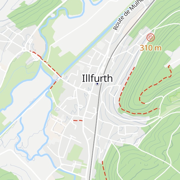 Map of Gîte de l'ill