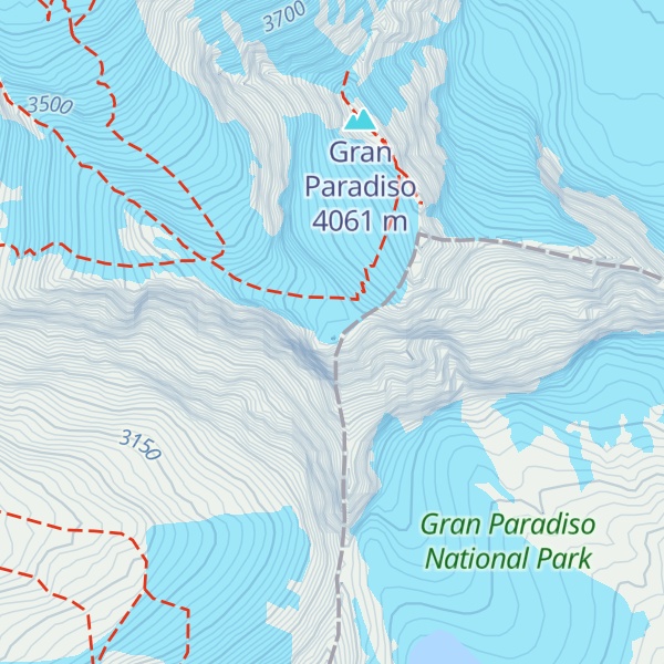 Map of Becca di Montcorvè