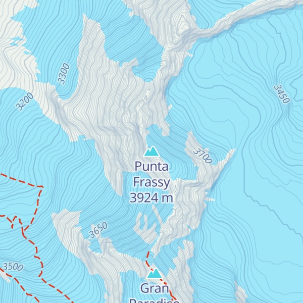 Map of Punta Frassy