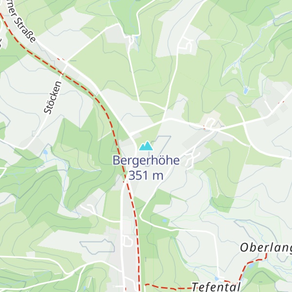 Map of Bergerhöhe