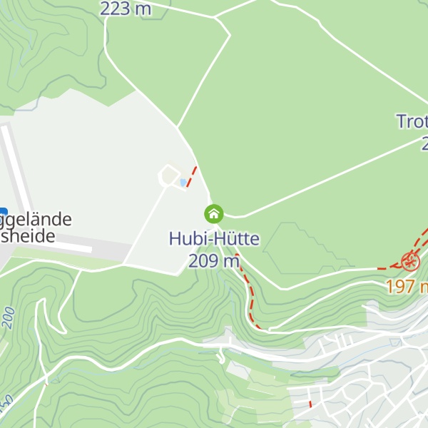 Map of Hubi-Hütte