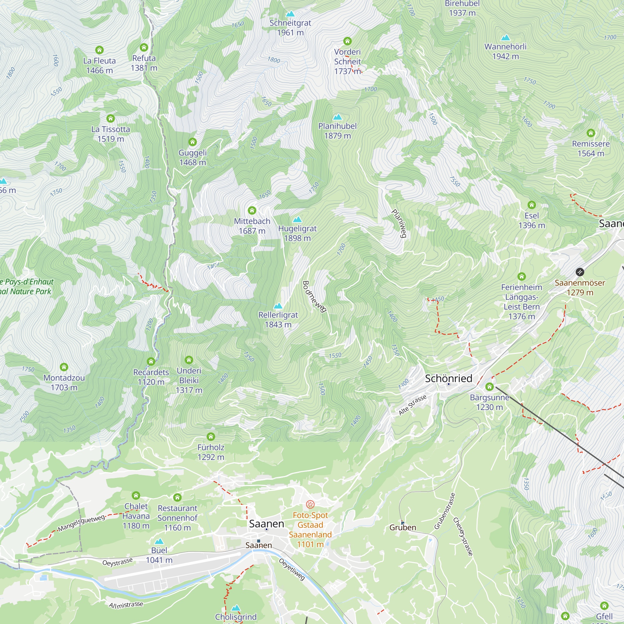 Obers Rellerli map