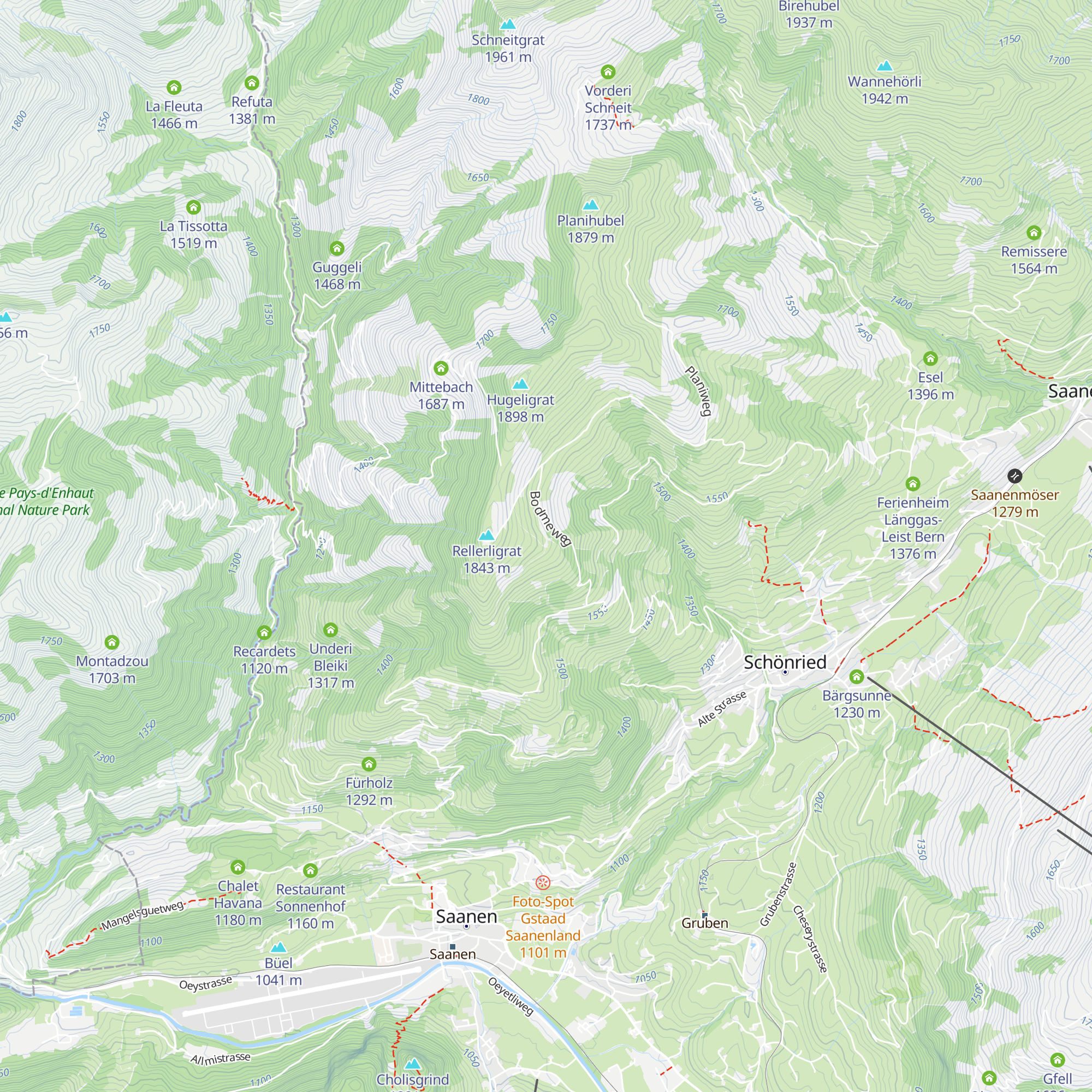 Obers Rellerli map