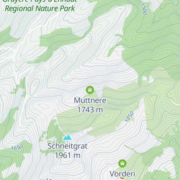 Map of Muttnere