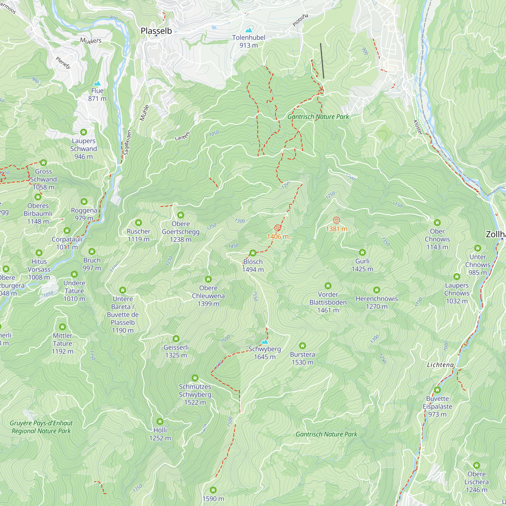 Blösch map