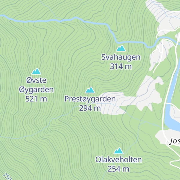 Map of Prestøygarden