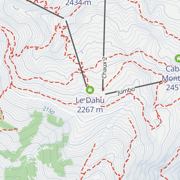Map of Le Dahu