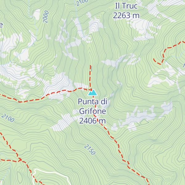 Map of Punta di Grifone
