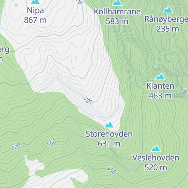 Map of Jøtlaberg