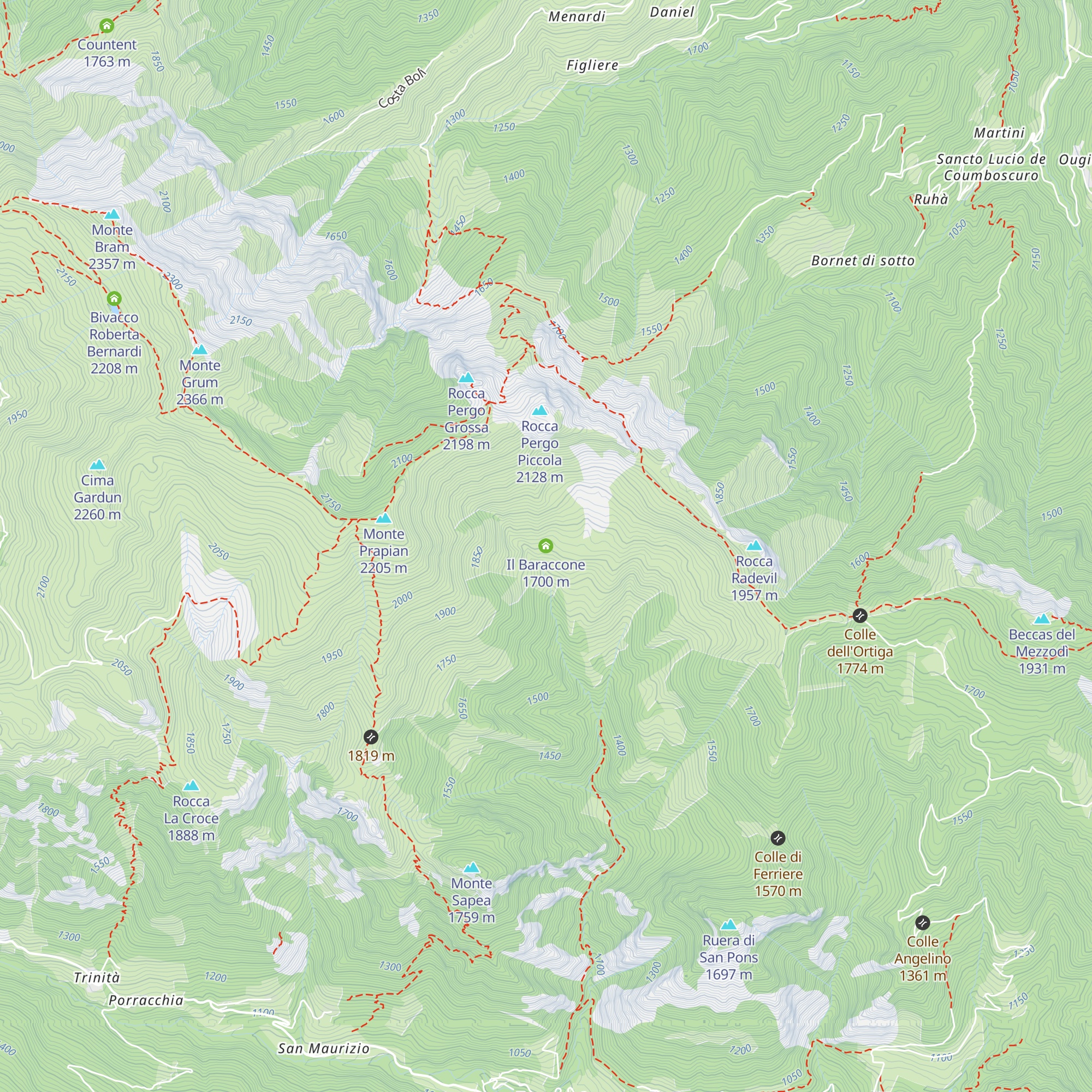 Il Baraccone map