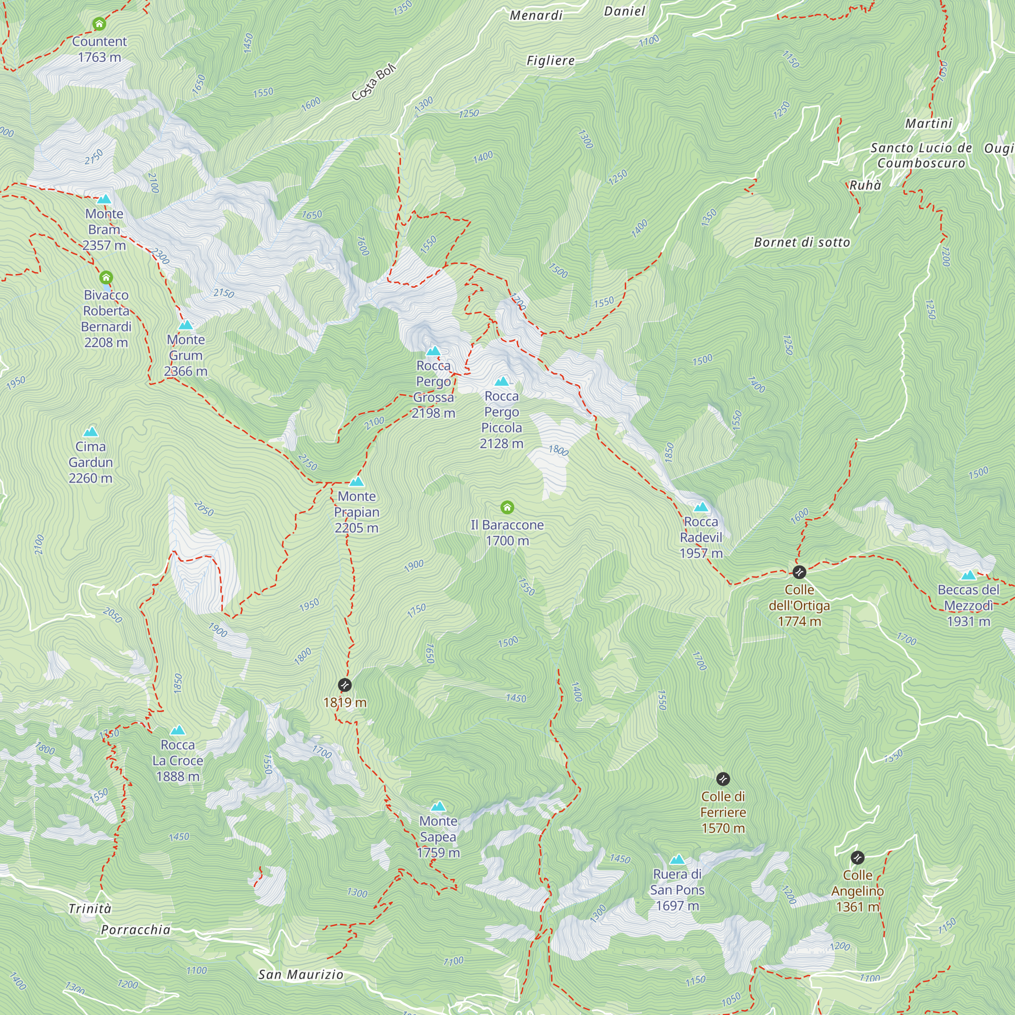 Il Baraccone map
