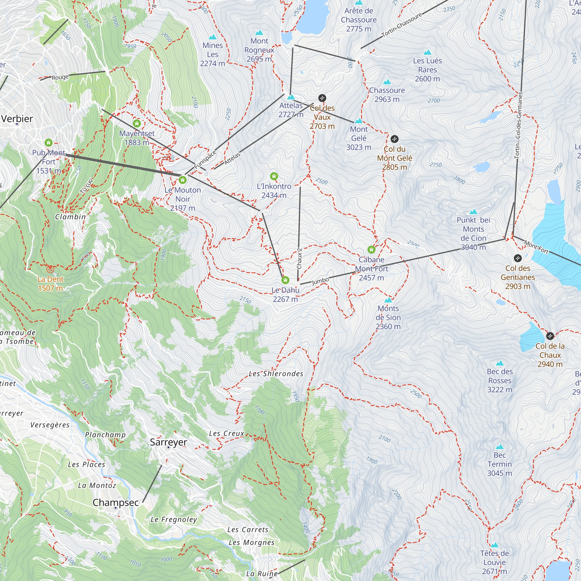 Chalet d'Alpage de la Chaux map