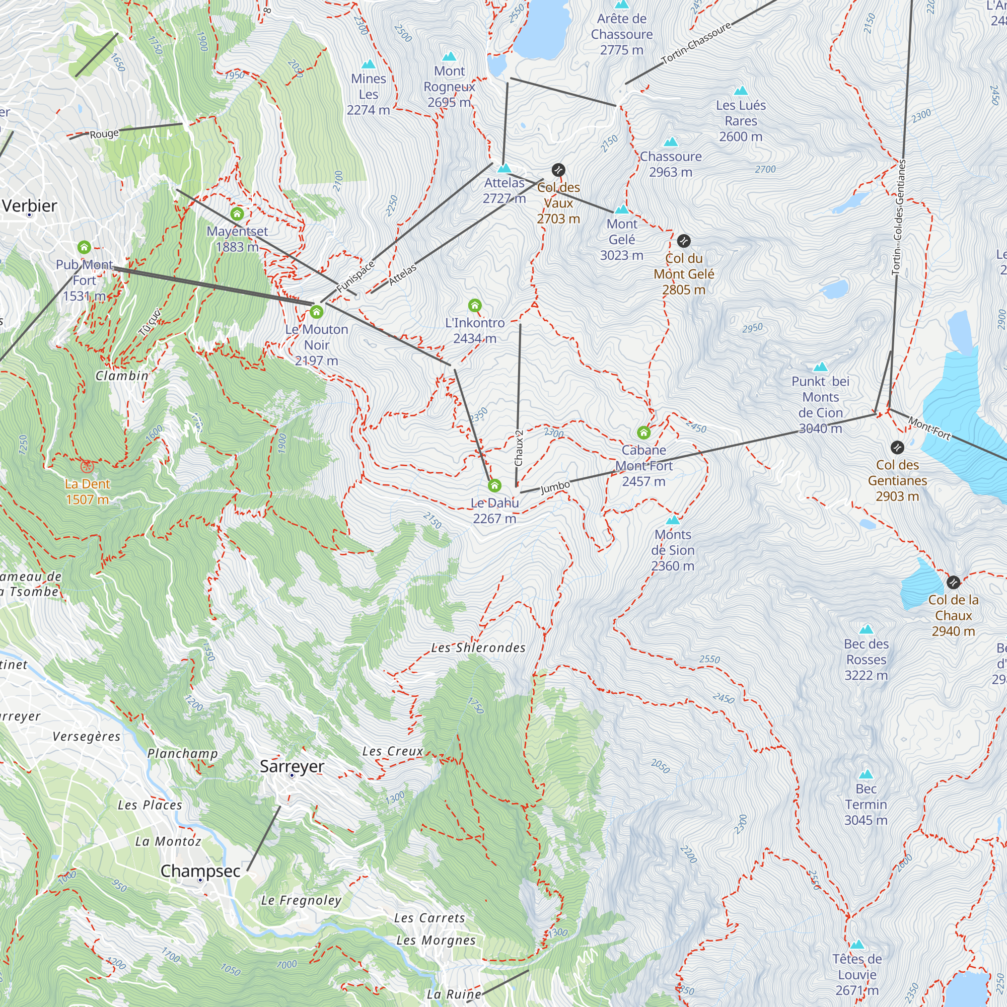 Chalet d'Alpage de la Chaux map