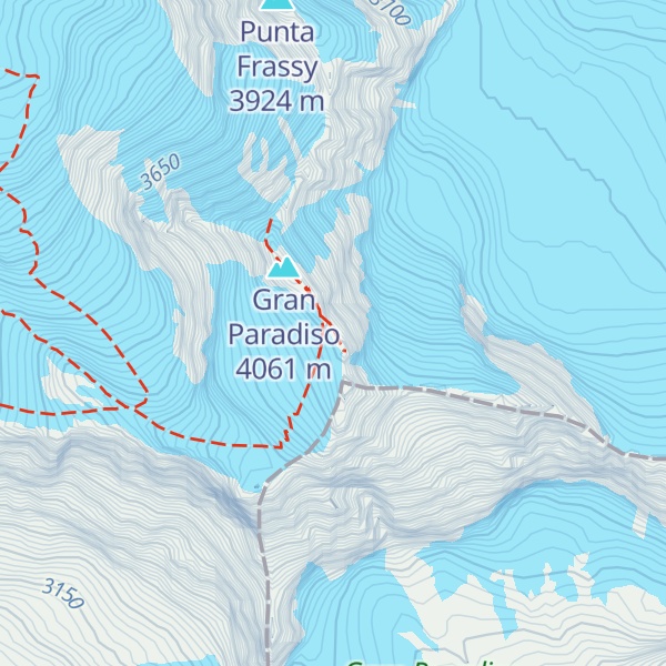 Map of Mittelgipfel