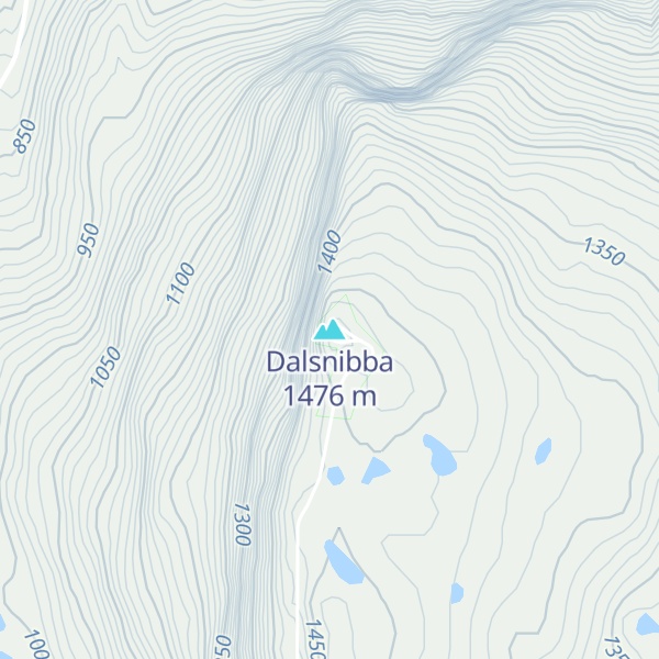 Map of Dalsnibba