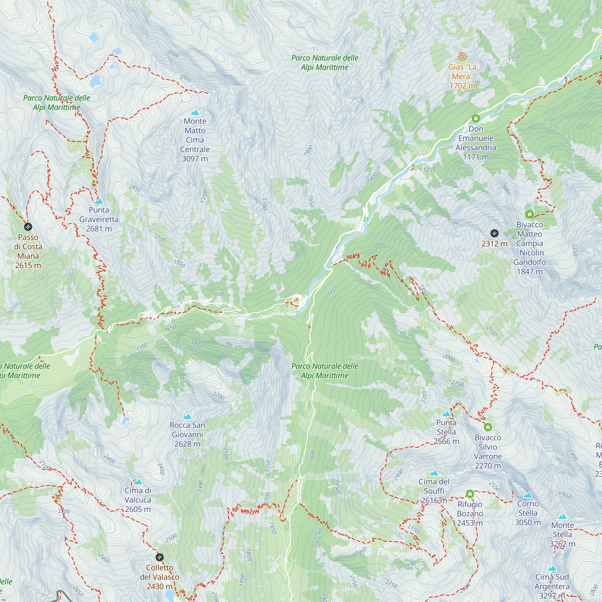 Albergo Turismo map