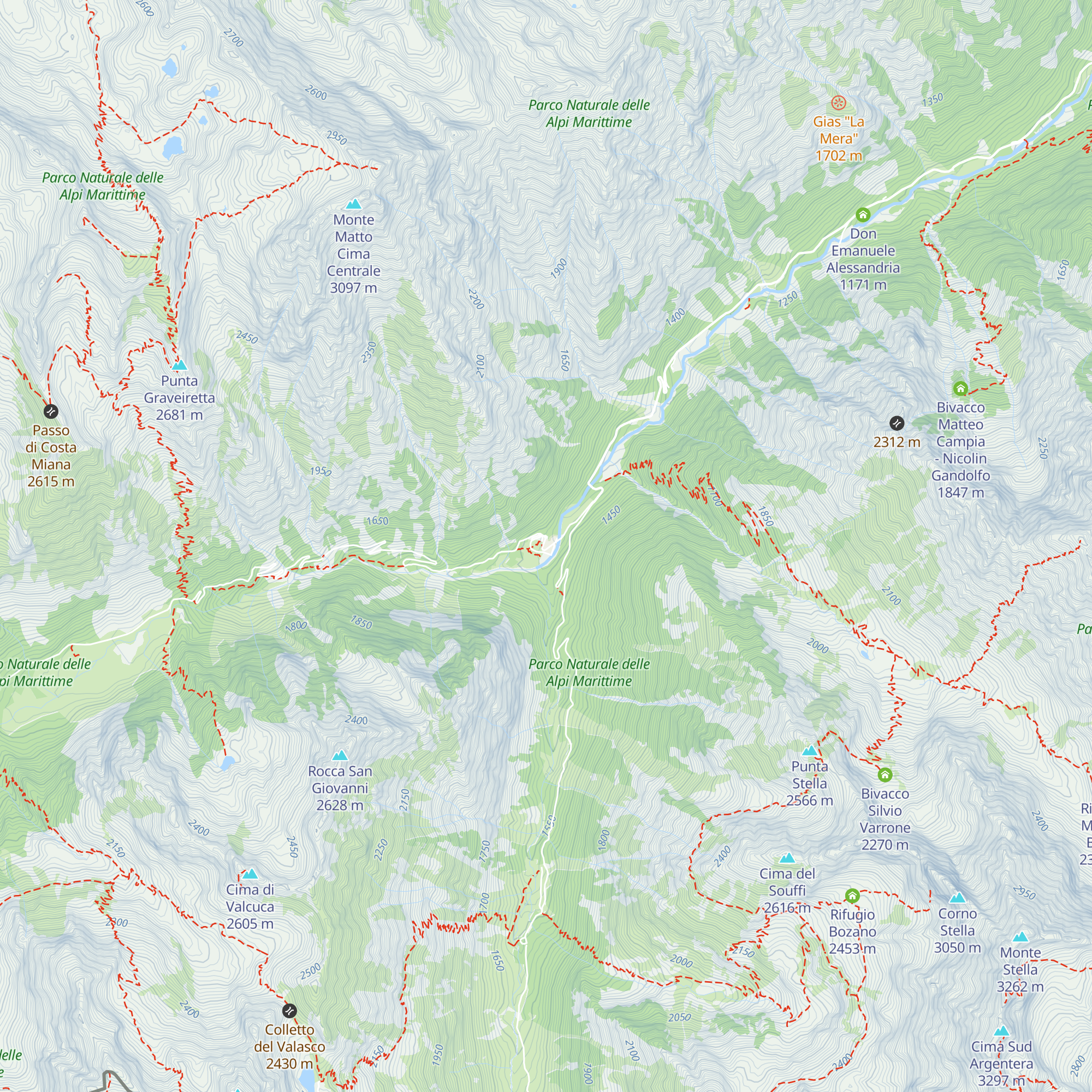 Albergo Turismo map