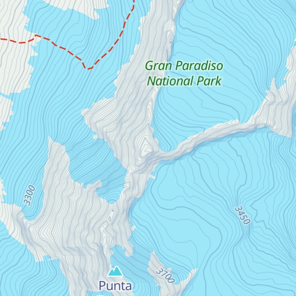 Map of Becca di Montandayné
