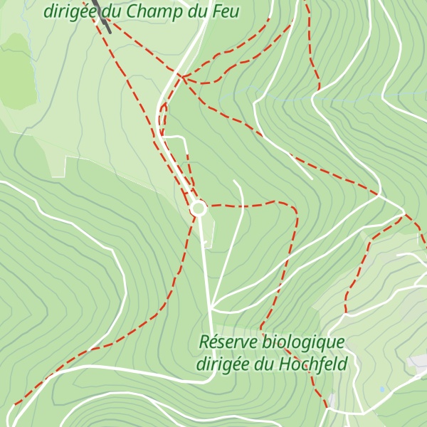 Map of Champ du Feu